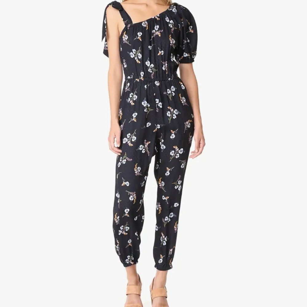 Rebecca Taylor Silk Jumpsuit Size 2 Spring